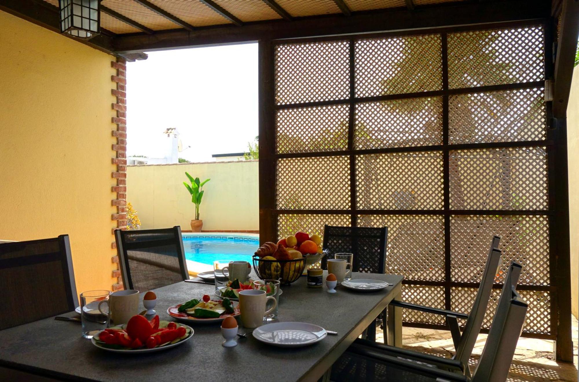 Casa Limon - Ferienhaus - Pool - Klimaanlage - W-Lan Chiclana de la Frontera Exteriör bild