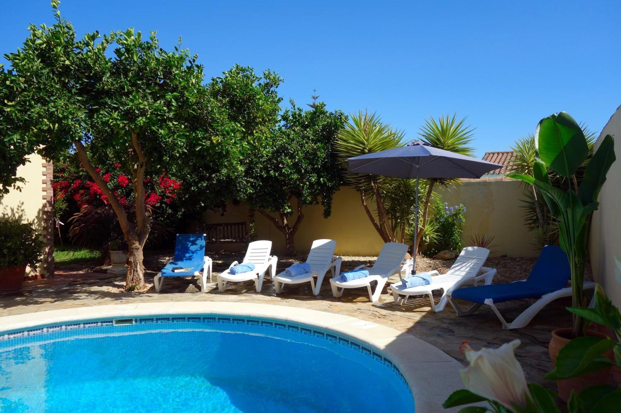 Casa Limon - Ferienhaus - Pool - Klimaanlage - W-Lan Chiclana de la Frontera Exteriör bild